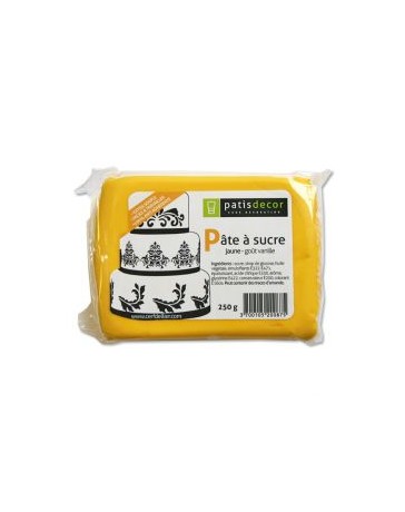 pâte à sucre bleu foncé marine goût vanille 250g patisdecor cambrai kdôme